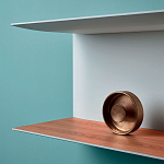 Дизайнерская подвесная полка Gio Ponti D.355.1 - D.355.2 Hanging Bookcase варинант исполнения - 2 | Loft Concept в Уфе