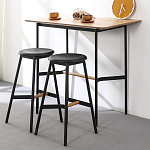 Черный барный стул Knopper варинант исполнения - 7 | Loft Concept в Уфе