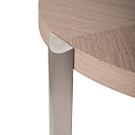 Столик журнальный с низкой круглой столешницей Wood Grain варинант исполнения - 4 | Loft Concept в Уфе