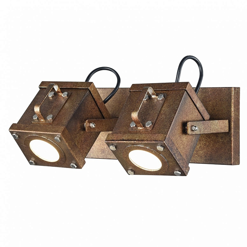 Спот Box Spot 2 Искусственная бурая ржавчина в Уфе | Loft Concept 