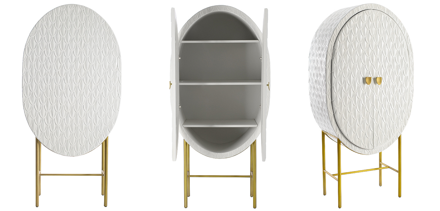 Шкаф White Feathers Cabinet Шкаф White Feathers Cabinet - Loft-Concept в Уфе