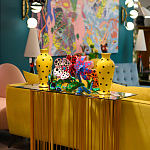 Декоративная статуэтка Yayoi Kusama Flowers that Bloom at Midnight Red варинант исполнения - 4 | Loft Concept в Уфе