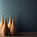 Гипсовая 3D Панель M-27 варинант исполнения - 1 | Loft Concept в Уфе