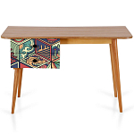 Письменный стол с принтом на ящиках Elise Desk варинант исполнения - 9 | Loft Concept в Уфе