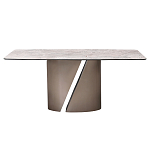 Стол обеденный керамический серый Servorios варинант исполнения - 1 | Loft Concept в Уфе