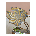 Столик приставной с тремя столешницами Тропические листья Tropical Forest gold варинант исполнения - 6 | Loft Concept в Уфе