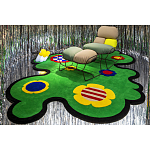 Дизайнерский ковер с цветами Poltronova Tappeto Prato Rug варинант исполнения - 9 | Loft Concept в Уфе