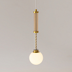 Подвесной светильник со стеклянными вставками Helios варинант исполнения - 2 | Loft Concept в Уфе