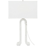 Настольная лампа на арочном корпусе с прямоугольным абажуром One Piece Support варинант исполнения - 4 | Loft Concept в Уфе