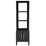 Этажерка Primo с тумбой шпон Черный дуб варинант исполнения - 1 | Loft Concept в Уфе