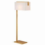 Торшер с прямоугольным абажуром на золотом металлическом каркасе Rectangular Plane  варинант исполнения - 1 | Loft Concept в Уфе