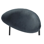 Стул металлический с мягкой спинкой и сиденьем из велюра Alfie Chair варинант исполнения - 6 | Loft Concept в Уфе