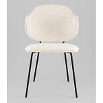 Стул Bellamy букле молочный варинант исполнения - 4 | Loft Concept в Уфе