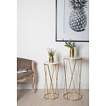 Столик дизайнерский Beige marble варинант исполнения - 2 | Loft Concept в Уфе