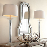 Зеркало в серебристой фигурной раме Silver Reflection варинант исполнения - 2 | Loft Concept в Уфе