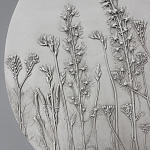 Панно Серые цветы варинант исполнения - 3 | Loft Concept в Уфе