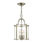 Подвесной светильник с прозрачным стеклянным цилиндрическим плафоном в классическом стиле на цепи Hinkley варинант исполнения - 9 | Loft Concept в Уфе