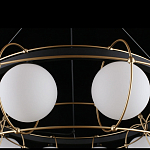 Люстра подвесная круглая с белыми плафонами Martin варинант исполнения - 5 | Loft Concept в Уфе