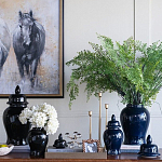 Ваза с крышкой однотонная Высота 48 см Chinoiserie Ceramics варинант исполнения - 4 | Loft Concept в Уфе