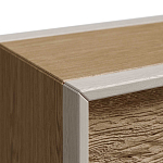 Комод 8 ящиков с подсветкой на рельефном фасаде Warm Industrial варинант исполнения - 3 | Loft Concept в Уфе