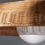Люстра круглая из ротанга Long Lasting Chandelier варинант исполнения - 3 | Loft Concept в Уфе
