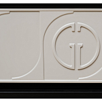 Тумбочка прикроватная с ящиком черно-серого цвета Noble Nightstand варинант исполнения - 4 | Loft Concept в Уфе