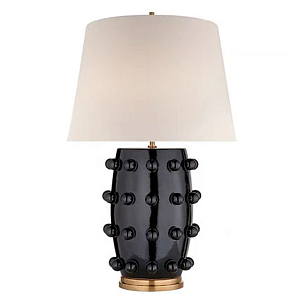 Настольная лампа с фактурным керамическим каркасом Eastern Bank