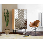 Шкаф с 2-мя зеркальными дверцами Serena Mirror Cabinet варинант исполнения - 3 | Loft Concept в Уфе