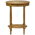 Деревянный овальный кофейный стол Margery Provence Coffee Table варинант исполнения - 1 | Loft Concept в Уфе