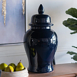 Ваза с крышкой однотонная Высота 48 см Chinoiserie Ceramics варинант исполнения - 3 | Loft Concept в Уфе