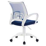 Офисное кресло с основанием из белого пластика Desk chairs Blue варинант исполнения - 2 | Loft Concept в Уфе