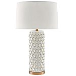 Настольная лампа покрытая лепестками белых цветов Fancy Calla Lily варинант исполнения - 2 | Loft Concept в Уфе