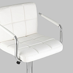 Барный стул с подлокотниками Honory White варинант исполнения - 7 | Loft Concept в Уфе