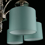 Люстра потолочная Nikoletta с бирюзовым плафоном варинант исполнения - 3 | Loft Concept в Уфе