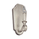 Бра серебрянного цвета с лампой в виде свечи на изогнутой ножке Feiss варинант исполнения - 1 | Loft Concept в Уфе