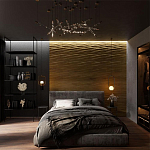 Гипсовая 3D панель с принтографией PM-02 варинант исполнения - 1 | Loft Concept в Уфе