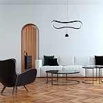 Подвесной светильник волнообразной формы LED 35W 3000K Infinity варинант исполнения - 3 | Loft Concept в Уфе