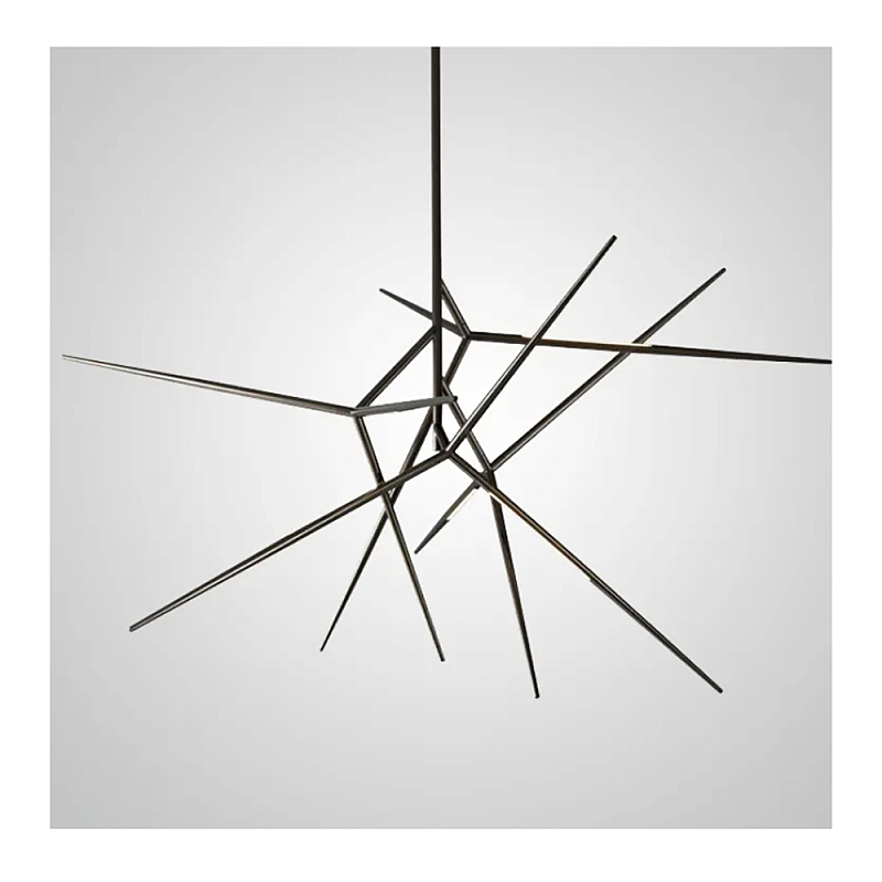 Люстра FLASK Black Глянцевый черный в Уфе | Loft Concept 