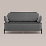 Диван в велюровой обивке серого цвета COLOR BLOCK варинант исполнения - 3 | Loft Concept в Уфе