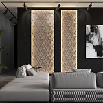 Гипсовая 3D панель с принтографией PM-50 варинант исполнения - 5 | Loft Concept в Уфе