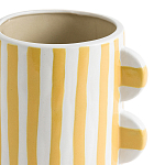 Ваза из фаянса Brighter than the Stars жёлтая полоска варинант исполнения - 2 | Loft Concept в Уфе