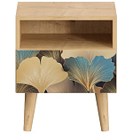 Прикроватная тумба с изображением на ящике Elise Nightstand варинант исполнения - 8 | Loft Concept в Уфе