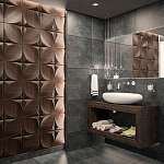 Гипсовая 3D панель с принтографией PM-22 варинант исполнения - 2 | Loft Concept в Уфе