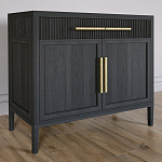 Буфет Primo с двумя ящиками и двумя фасадами Черный дуб варинант исполнения - 3 | Loft Concept в Уфе