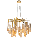 Люстра со стеклянными цилиндрическими плафонами Luminous Cylinders Amber варинант исполнения - 5 | Loft Concept в Уфе
