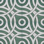 Дизайнерская плитка с узором Петли варинант исполнения - 1 | Loft Concept в Уфе