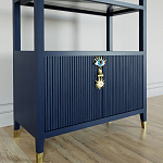 Стеллаж со стеклянными полками Elsa Dreams Blue варинант исполнения - 2 | Loft Concept в Уфе