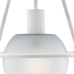 Бра белое с матовым стеклянным плафоном в форме шара White Lighthouse варинант исполнения - 1 | Loft Concept в Уфе