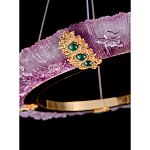 Люстра в форме кольца розовая Warm Pink Light варинант исполнения - 4 | Loft Concept в Уфе