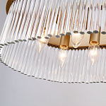 Люстра подвесная овальная со стеклянными трубками Длина 100 см Nembus варинант исполнения - 5 | Loft Concept в Уфе